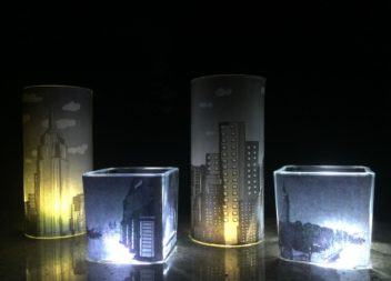 Декоруємо вазу. Техніка декупаж