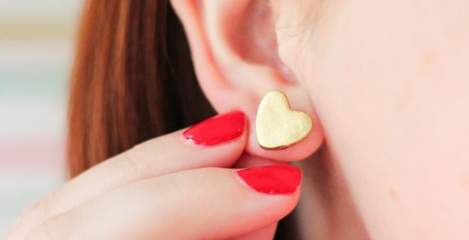 Сережки з полімерної глини