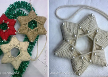 Зірочка на ялинку своїми руками (покроковий майстер-клас)