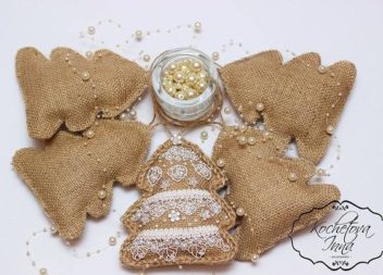 Шиємо ялиночки із мішковини (майстер-клас)