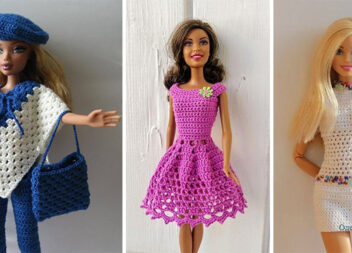 Сучасне в'язане вбрання для Barbie: 30 красивих комплектів
