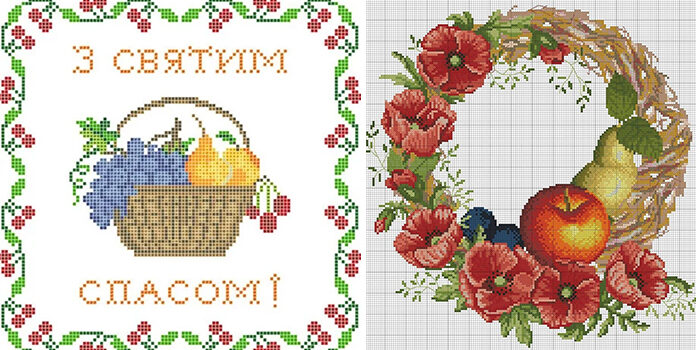 Вишиваємо рушник до Спаса. 25 красивих схем