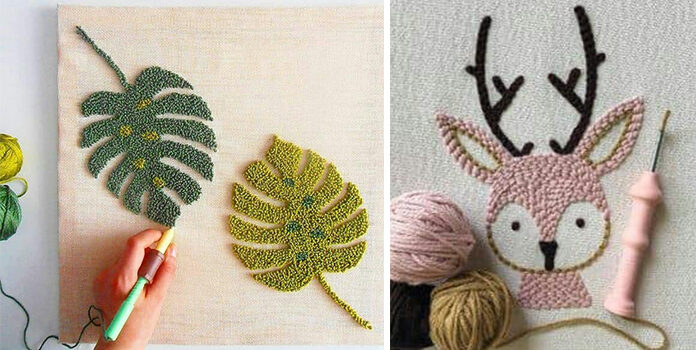 Незвична вишивка в техніці rug hooking