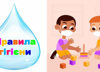 Куточок гігієни. Інформативні картинки для шкіл та садочків