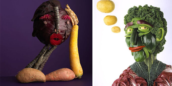 Неперевершені картини із овочів, фруктів та інших продуктів