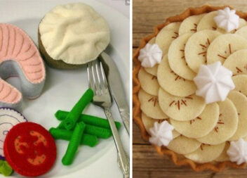 Шиємо продукти харчування для маленького шеф-кухаря