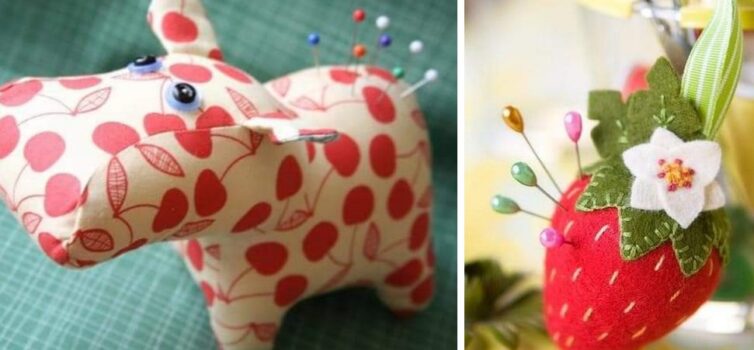 Дрібнички для рукоділля. Неймовірні подушечки для голок