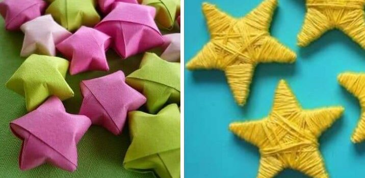 Робимо зірочки із різних матеріалів