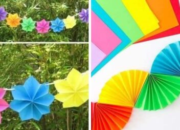 25 кольорових ідей оформлення із паперу