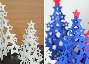 3D ялинка з паперу