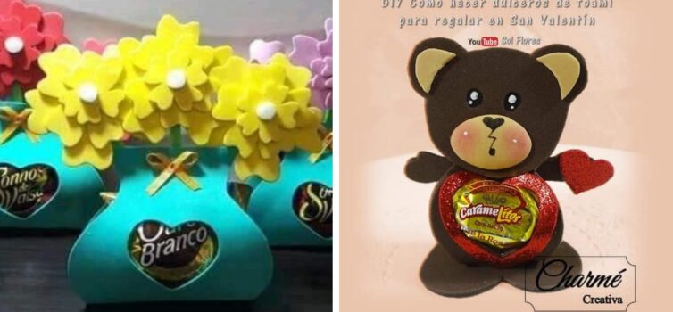 Креативні коробочки для солодких подарунків. Шаблони