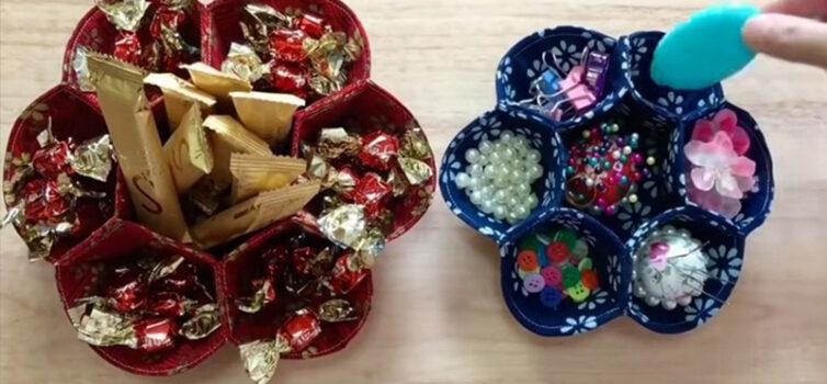 Всього 4 кола з тканини, а виходить такий корисний органайзер