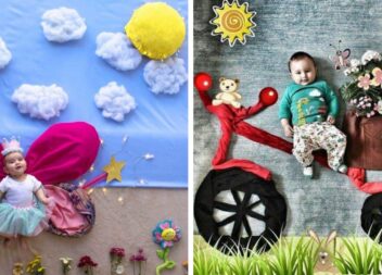 Креативні фото малюків, які можна зробити вдома самотужки