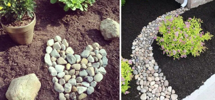 Ідеї для дизайну саду зі звичайного каміння