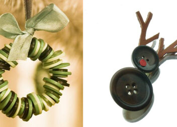 20 зимових ідей із жменьки ґудзиків