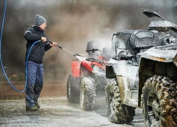 Підготовка електроквадроцикла до довгого зберігання
