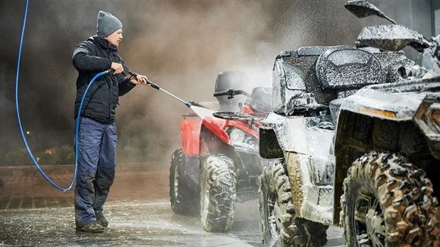 Підготовка електроквадроцикла до довгого зберігання